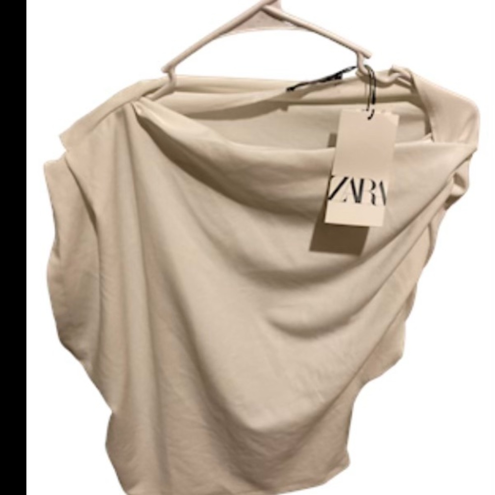 Zara white top blouse